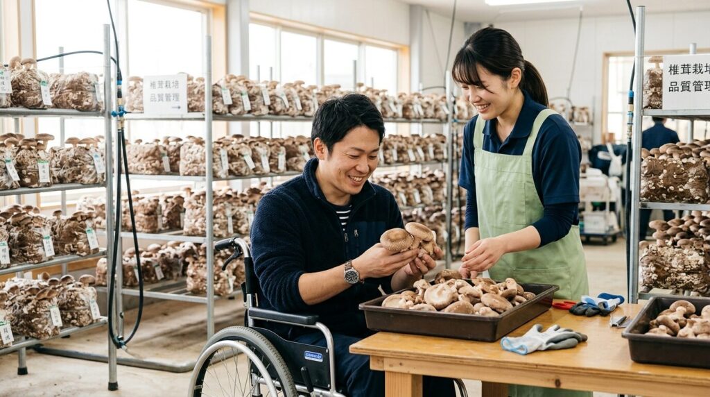 プレファーリンク　就労支援Ｂ型　きのこ栽培